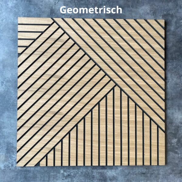 Wandpaneel met geometrisch patroon